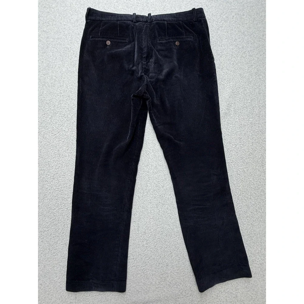 Charles Tyrwhitt Pants Mens 34x30 Navy‎ Corduroy Chino Straight Casual Everyday